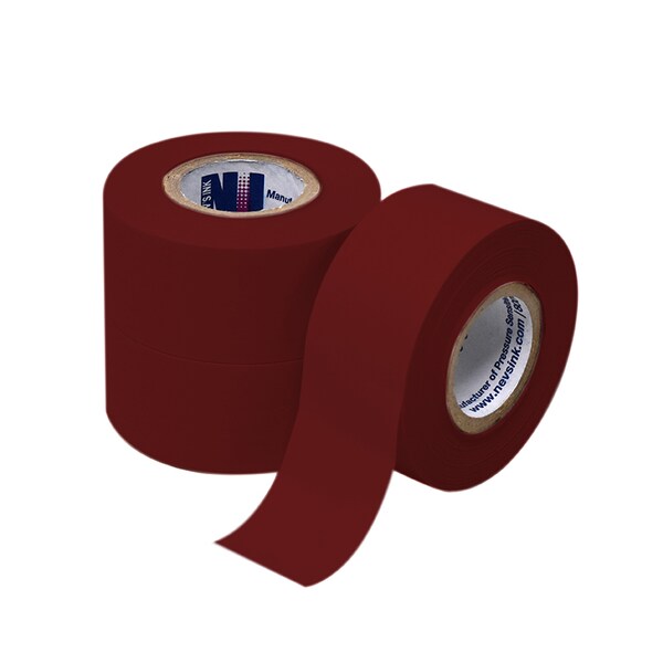 Nevs 1" wide x 500" Dark Red Labeling Tape T-10-Dark Red - main
